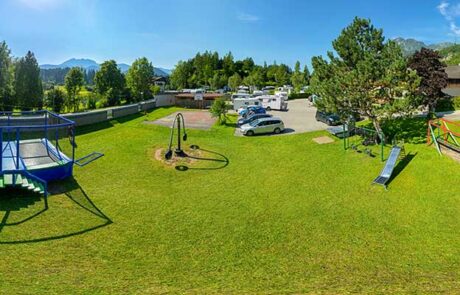 Kinderspielplatz in Kramsach beim Camping Stadlerhof