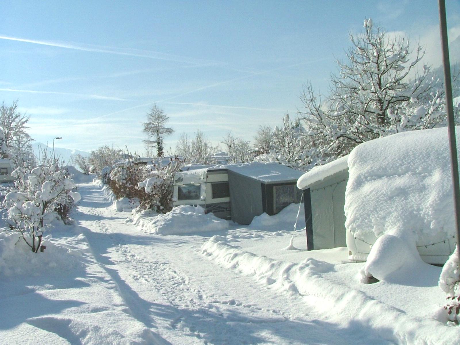 Winterstellplatz auf dem Campingplatz Stadlerhof